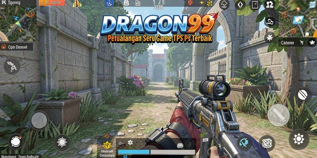 Tampilan gameplay seru dari DRAGON99 saat pertempuran intens.