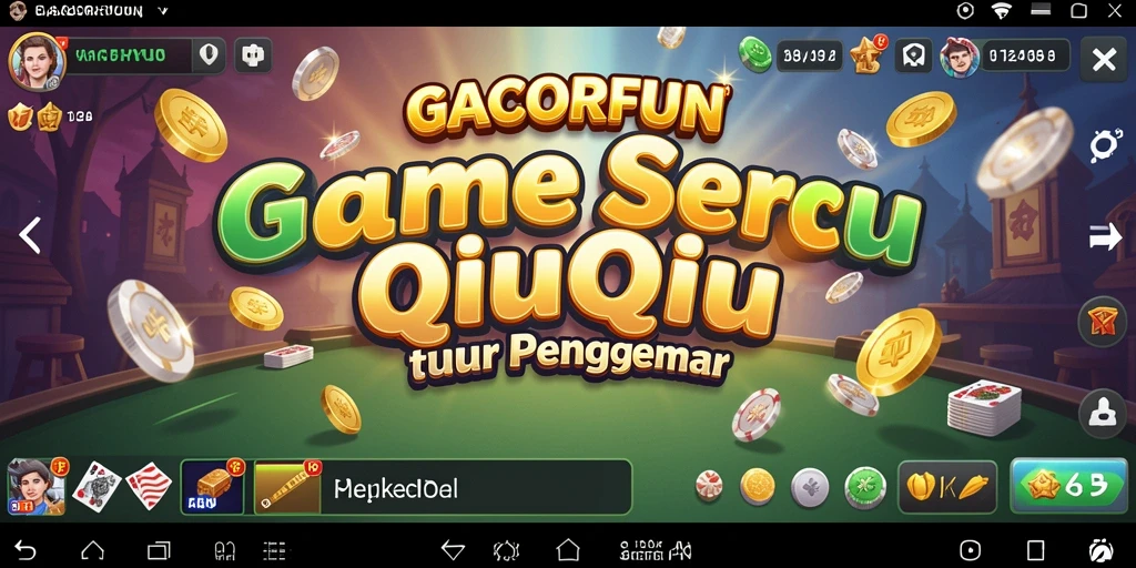 Gameplay seru QiuQiu di GACORFUN dengan interaksi pemain.