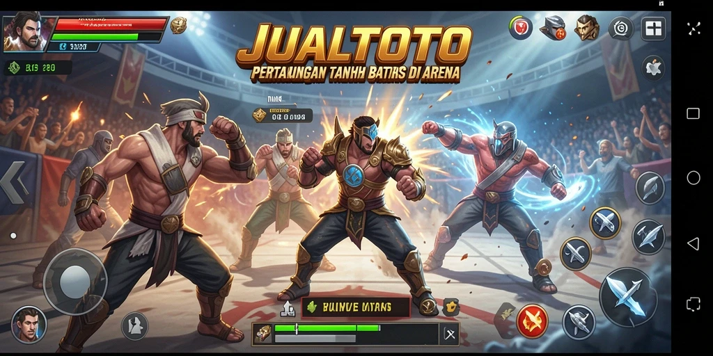 Gameplay dinamis dan menarik dari JUALTOTO dalam pertarungan seru.