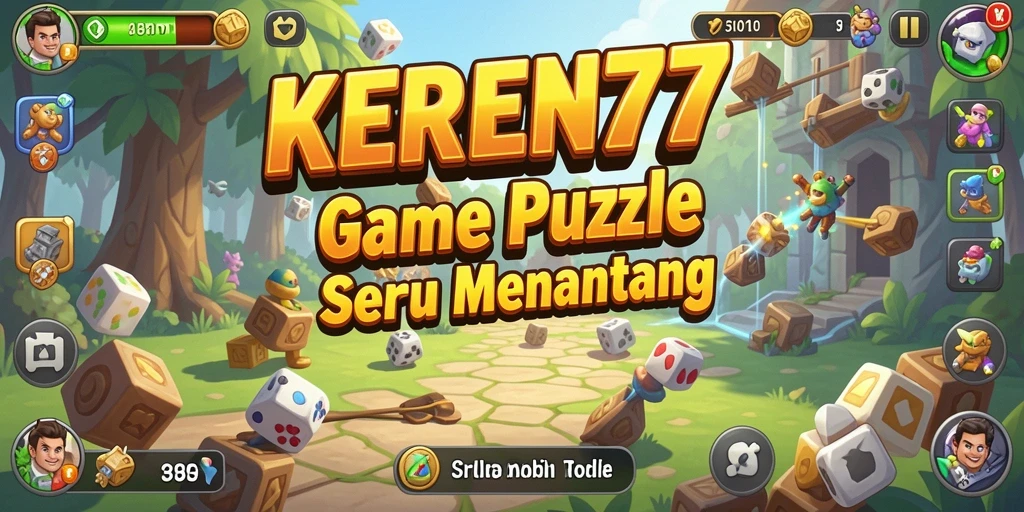 Tampilan gameplay KEREN77 yang penuh warna dan menantang.