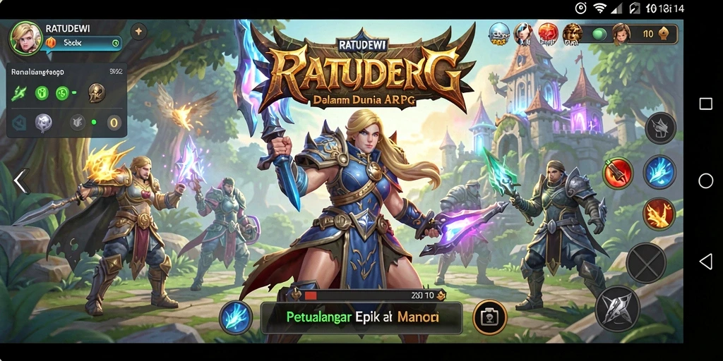 Gameplay seru di dunia magis RATUDEWI yang menarik.